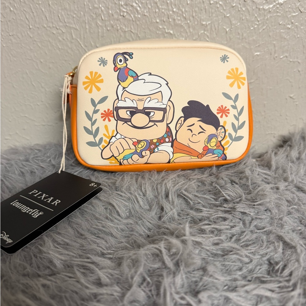 Loungefly Pixar Up Kids Cosmetics Bag with Carl, Russell and Kevin